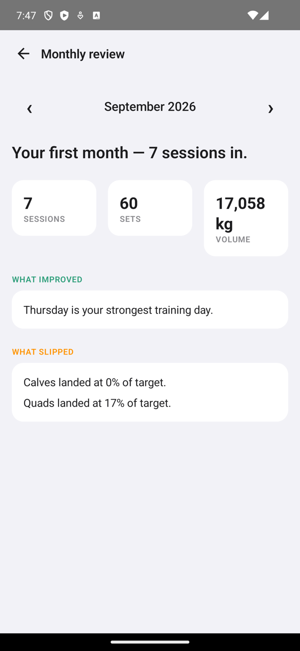 The monthly review on Android — sessions, volume, and what slipped